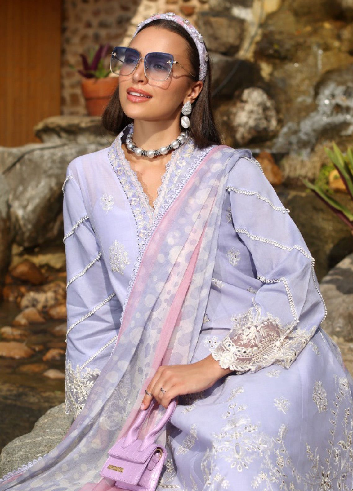 Noor by Saadia Asad Embroidered Lawn Suits Unstitched 3 Piece - SA25EL 3A Noor by Saadia Asad Embroidered Lawn Suits Unstitched 3 Piece - SA25EL 3A