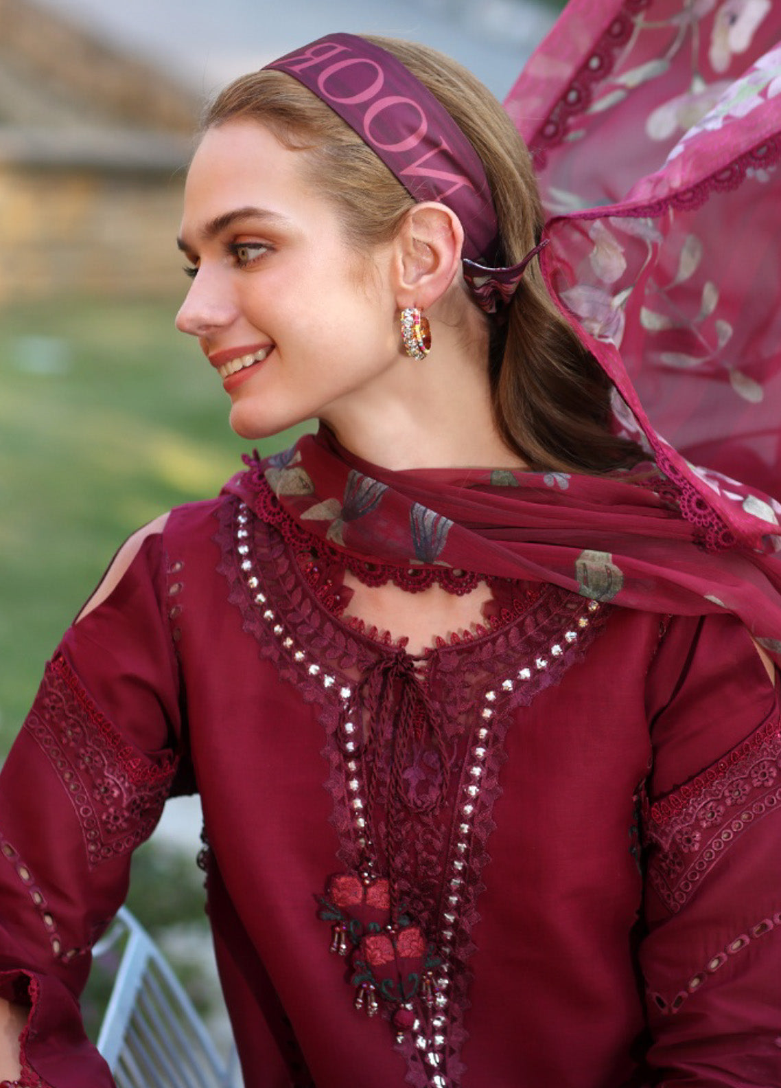 Noor by Saadia Asad Embroidered Lawn Suits Unstitched 3 Piece - SA25EL 6A Noor by Saadia Asad Embroidered Lawn Suits Unstitched 3 Piece - SA25EL 6A