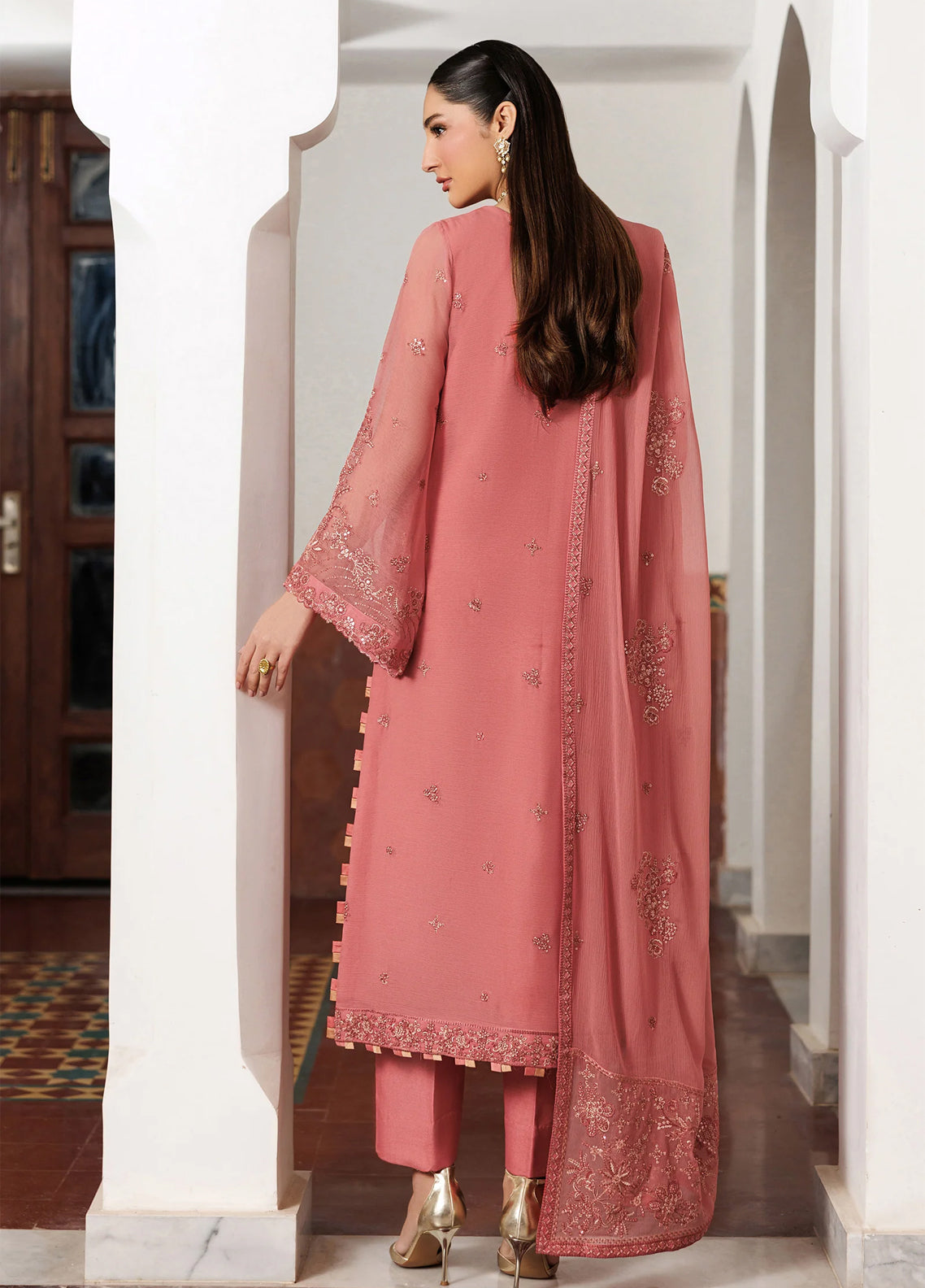 Nourah By Zarif Embroidered Chiffon 3 Piece Unstitched Suit ZF26N D-06 ANGORA Nourah By Zarif Embroidered Chiffon 3 Piece Unstitched Suit ZF26N D-06 ANGORA