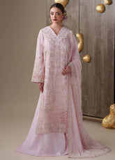 Nouvelle By Emaan Adeel Luxury Embroidered Chiffon 3 Piece Unstitched Suit EA26NLC D-LUNE