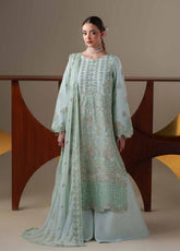 Nouvelle By Emaan Adeel Luxury Embroidered Chiffon 3 Piece Unstitched Suit EA26NLC D-ORLA