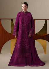 Nouvelle By Emaan Adeel Luxury Embroidered Chiffon 3 Piece Unstitched Suit EA26NLC D-THEA