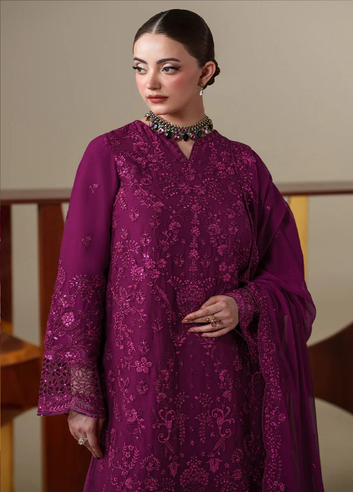 Nouvelle By Emaan Adeel Luxury Embroidered Chiffon 3 Piece Unstitched Suit EA26NLC D-THEA Nouvelle By Emaan Adeel Luxury Embroidered Chiffon 3 Piece Unstitched Suit EA26NLC D-THEA