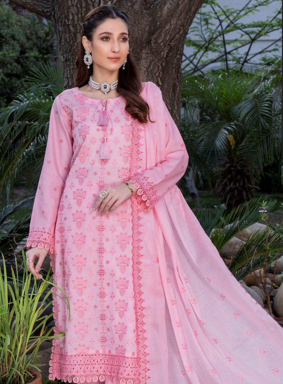 Nova By MR Textile Embroidered Chikankari Lawn Suits Unstitched 3 Piece - MRT24NL 03 Nova By MR Textile Embroidered Chikankari Lawn Suits Unstitched 3 Piece - MRT24NL 03