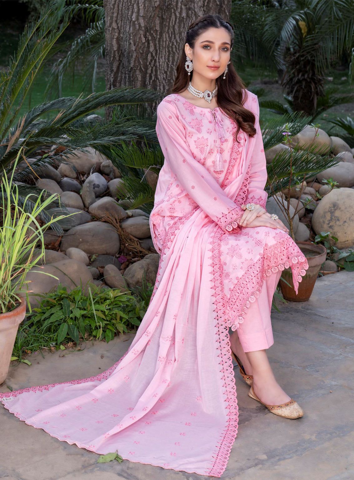 Nova By MR Textile Embroidered Chikankari Lawn Suits Unstitched 3 Piece - MRT24NL 03 Nova By MR Textile Embroidered Chikankari Lawn Suits Unstitched 3 Piece - MRT24NL 03