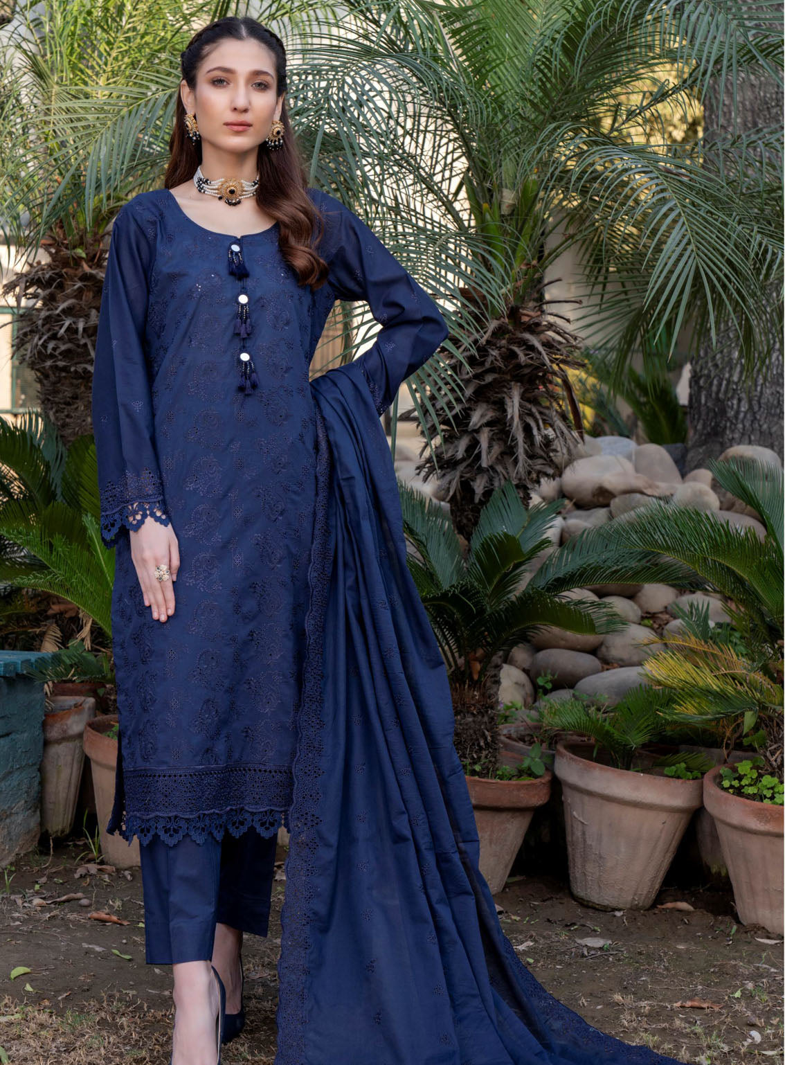 Nova By MR Textile Embroidered Chikankari Lawn Suits Unstitched 3 Piece - MRT24NL 04 Nova By MR Textile Embroidered Chikankari Lawn Suits Unstitched 3 Piece - MRT24NL 04