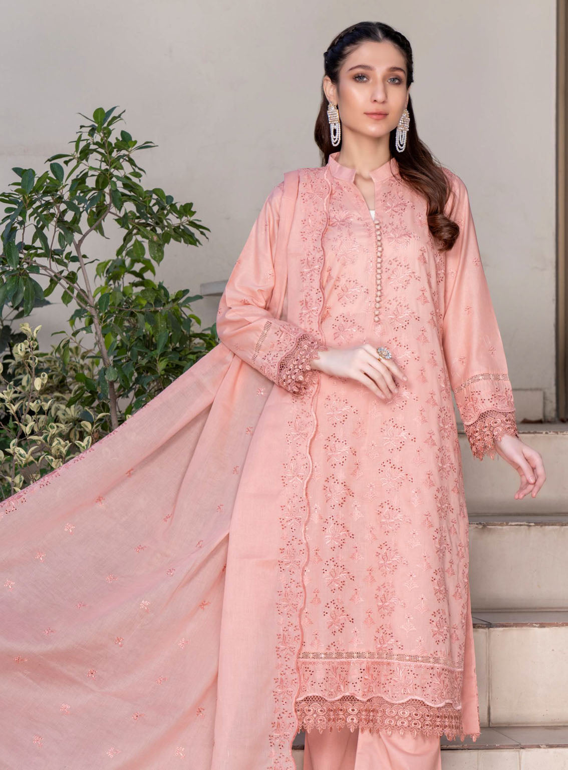Nova By MR Textile Embroidered Chikankari Lawn Suits Unstitched 3 Piece - MRT24NL 05 Nova By MR Textile Embroidered Chikankari Lawn Suits Unstitched 3 Piece - MRT24NL 05