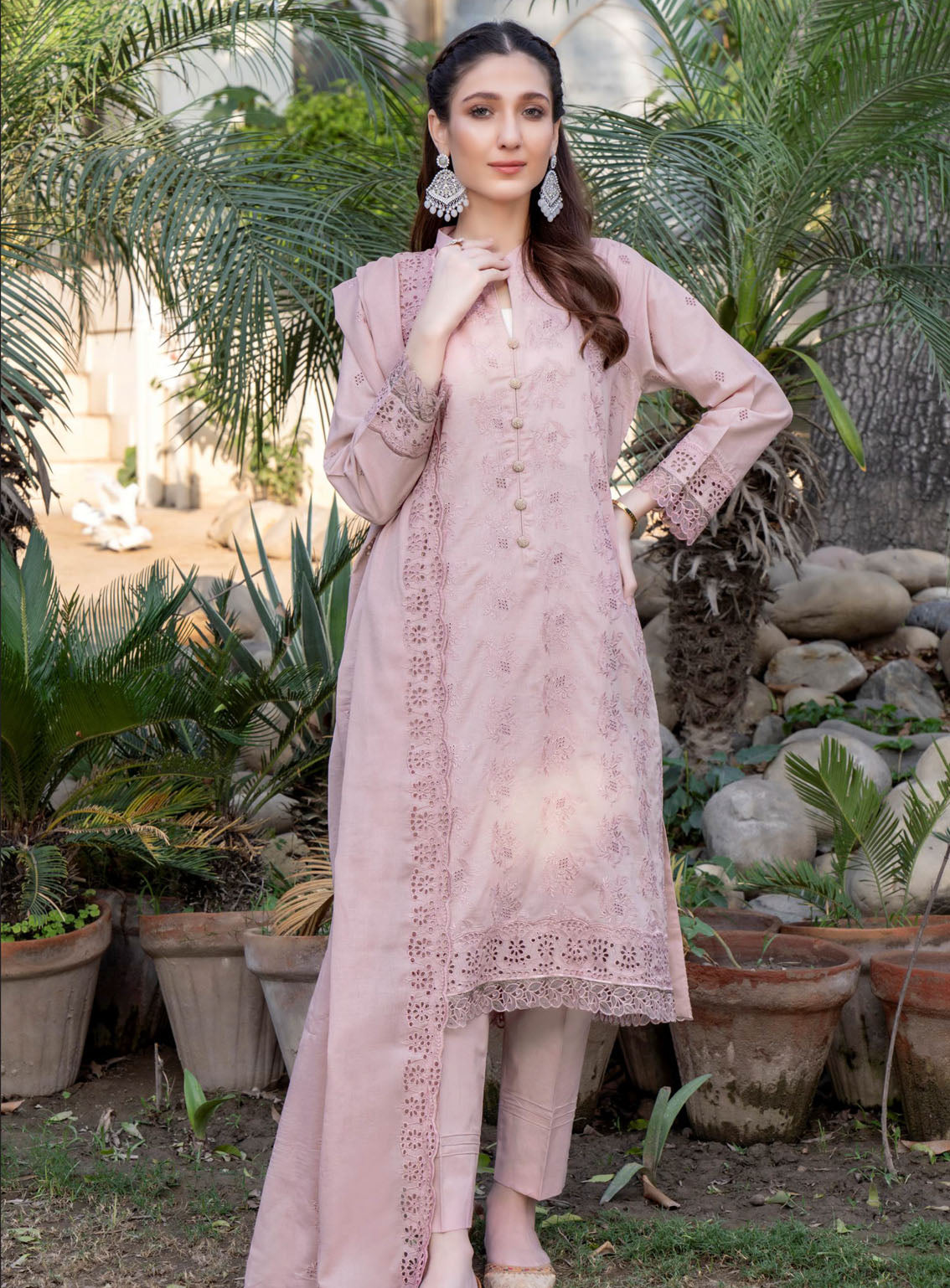 Nova By MR Textile Embroidered Chikankari Lawn Suits Unstitched 3 Piece - MRT24NL 08 Nova By MR Textile Embroidered Chikankari Lawn Suits Unstitched 3 Piece - MRT24NL 08