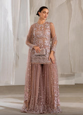 Nur By Sobia Nazir Festive Embroidered Net 3 Piece Unstitched Suit SN26NF D-4