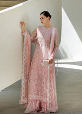 Nur By Sobia Nazir Festive Embroidered Net 3 Piece Unstitched Suit SN26NF D-5