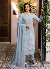 Nureh Embroidered Jacquard Lawn Suits Unstitched 3 Piece - NU25EL NE-152