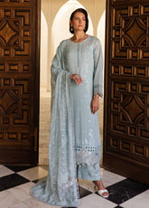 Nureh Embroidered Jacquard Lawn Suits Unstitched 3 Piece - NU25EL NE-154