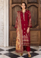 Nureh Embroidered Jacquard Lawn Suits Unstitched 3 Piece - NU25EL NE-155