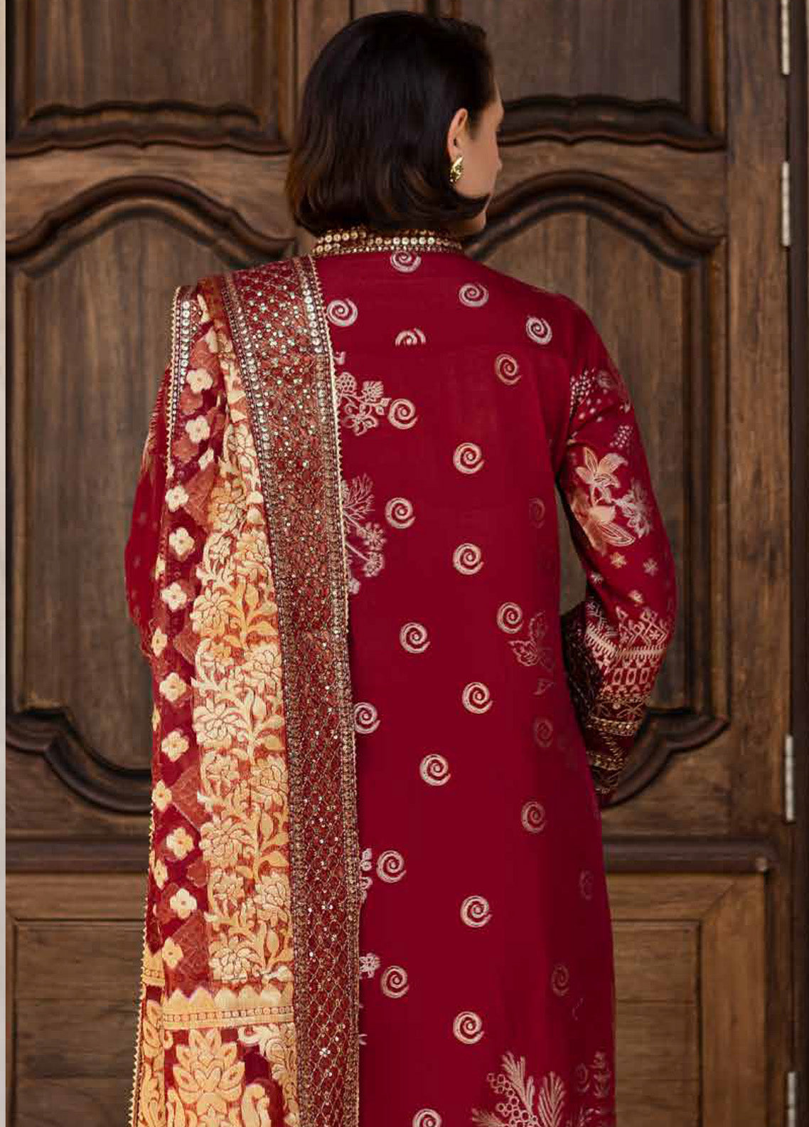 Nureh Embroidered Jacquard Lawn Suits Unstitched 3 Piece - NU25EL NE-155 Nureh Embroidered Jacquard Lawn Suits Unstitched 3 Piece - NU25EL NE-155