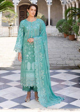 Nureh Embroidered Jacquard Lawn Suits Unstitched 3 Piece - NU25EL NE-157