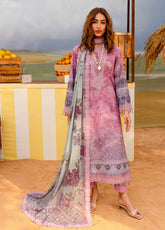 Nureh Embroidered Lawn Doriya Suits Unstitched 3 Piece - NU25GL NSG-180