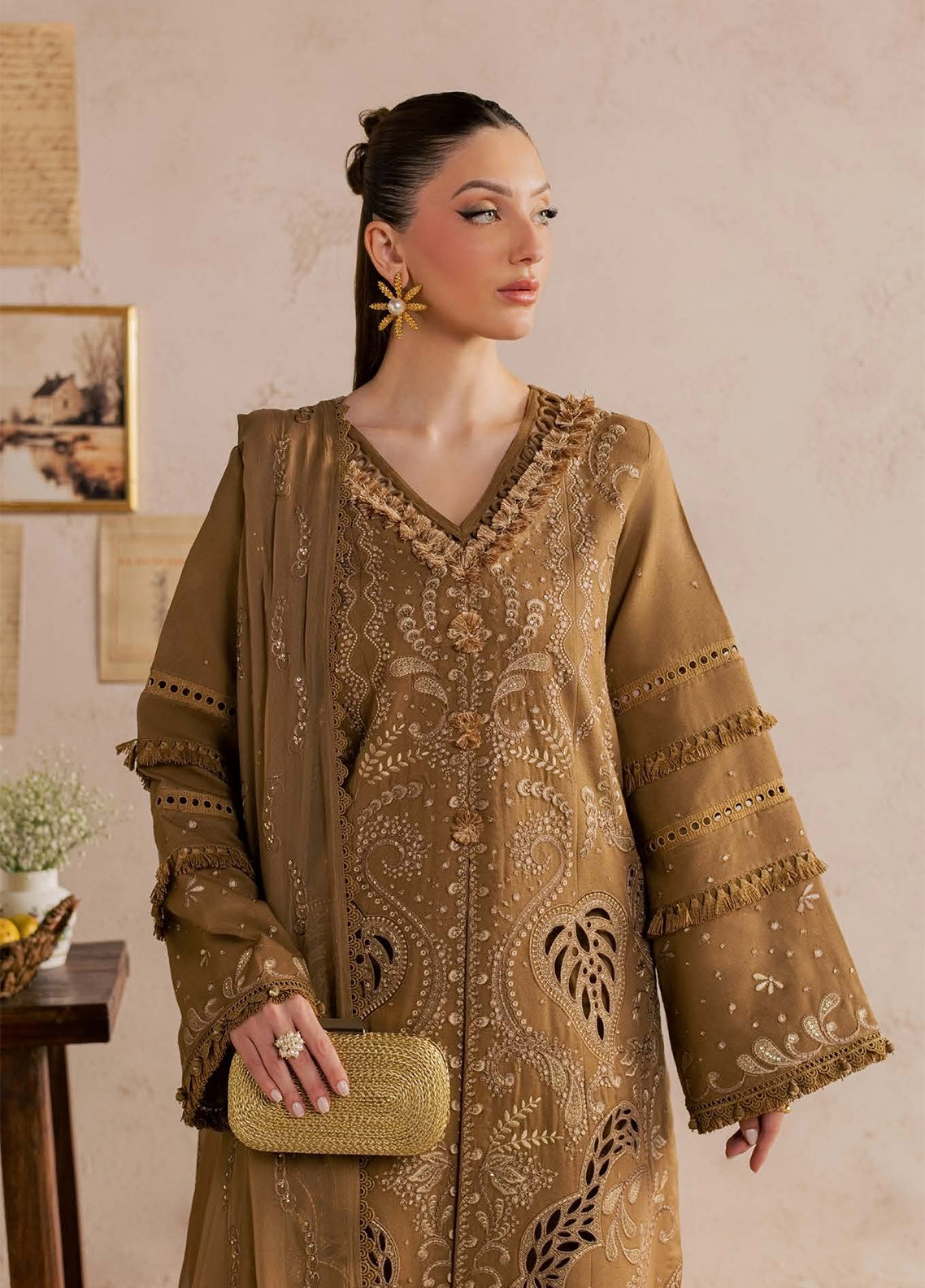 Nureh Exclusive Embroidered Karandi 3 Piece Unstitched Suit NU26EEK D-NEK-270 Nureh Exclusive Embroidered Karandi 3 Piece Unstitched Suit NU26EEK D-NEK-270