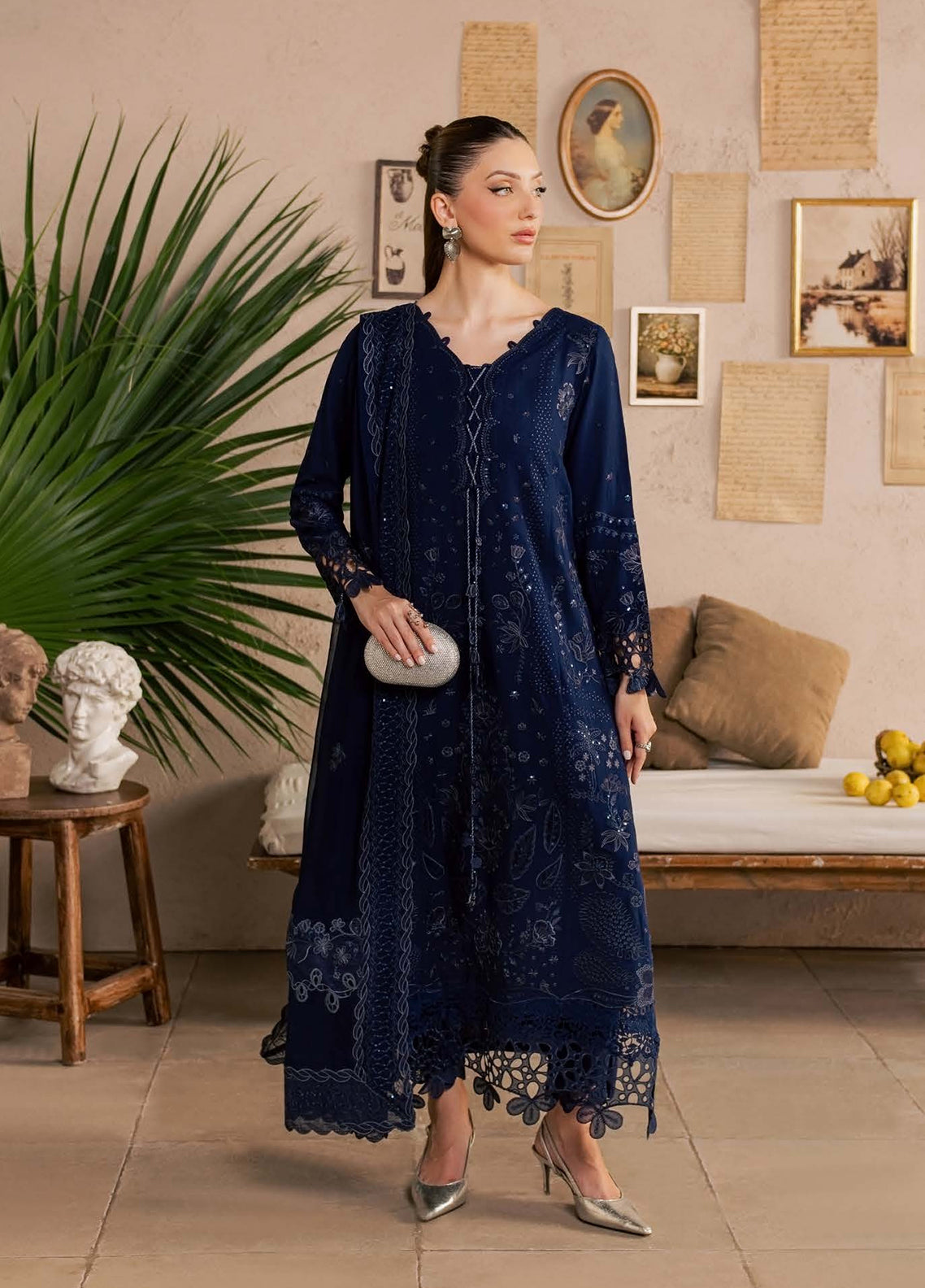 Nureh Exclusive Embroidered Karandi 3 Piece Unstitched Suit NU26EEK D-NEK-272 Nureh Exclusive Embroidered Karandi 3 Piece Unstitched Suit NU26EEK D-NEK-272