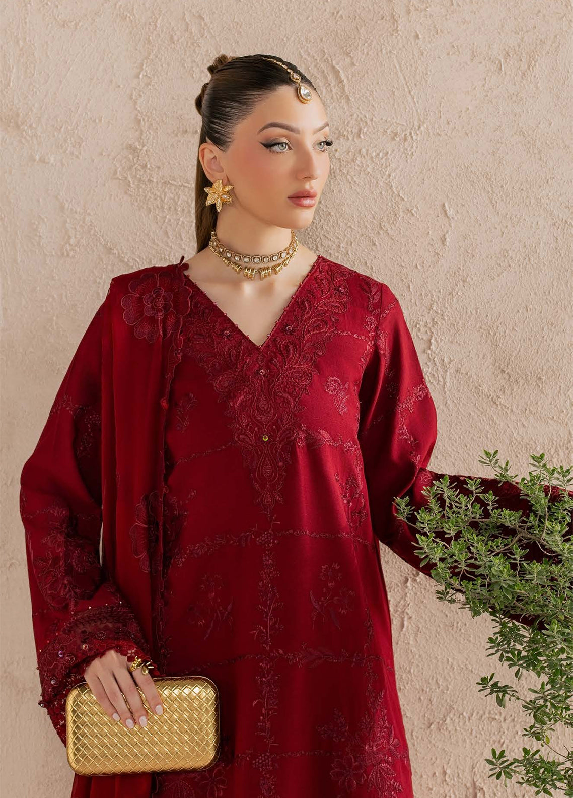 Nureh Exclusive Embroidered Karandi 3 Piece Unstitched Suit NU26EEK D-NEK-274 Nureh Exclusive Embroidered Karandi 3 Piece Unstitched Suit NU26EEK D-NEK-274