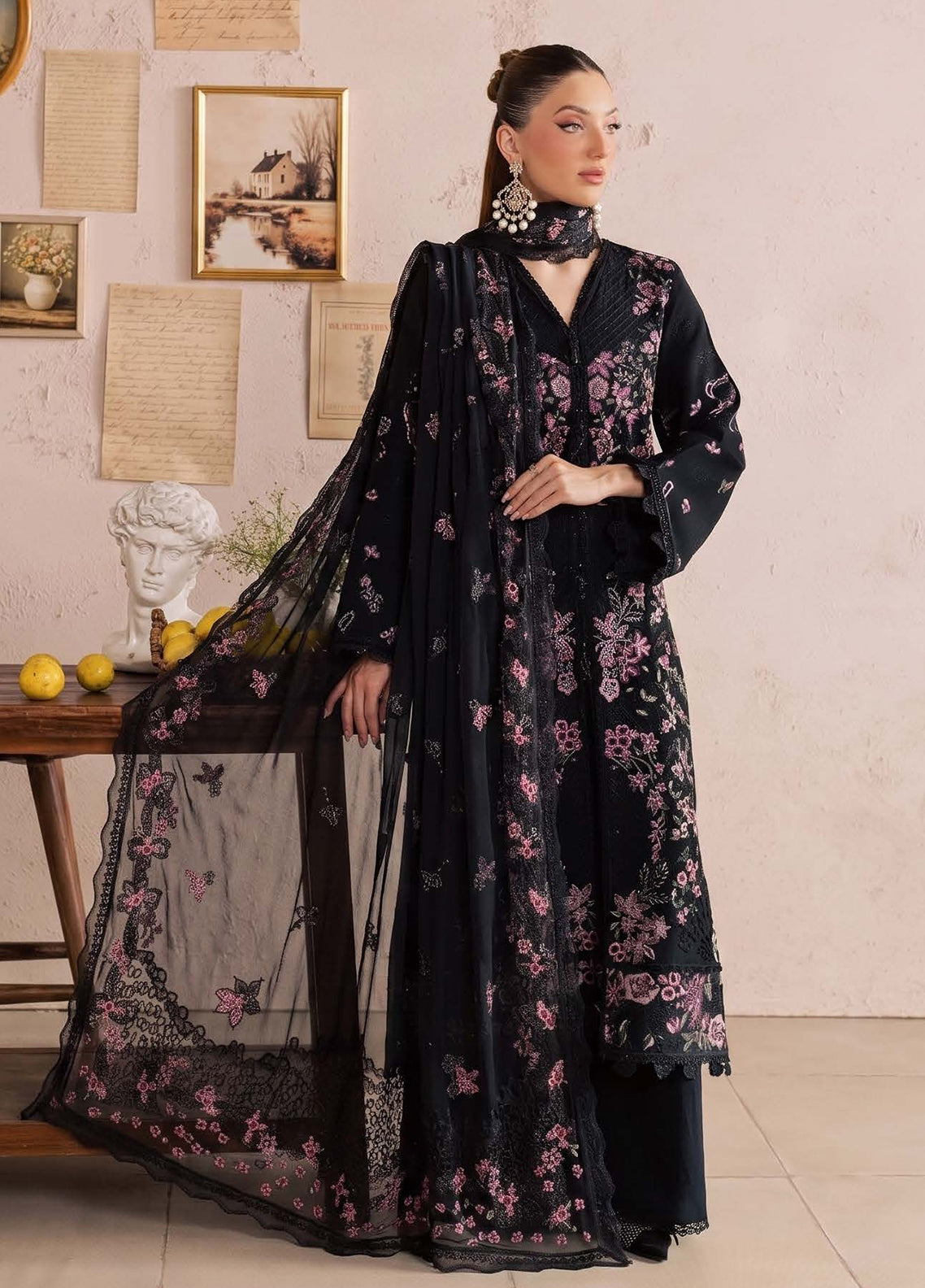 Nureh Exclusive Embroidered Karandi 3 Piece Unstitched Suit NU26EEK D-NEK-275 Nureh Exclusive Embroidered Karandi 3 Piece Unstitched Suit NU26EEK D-NEK-275