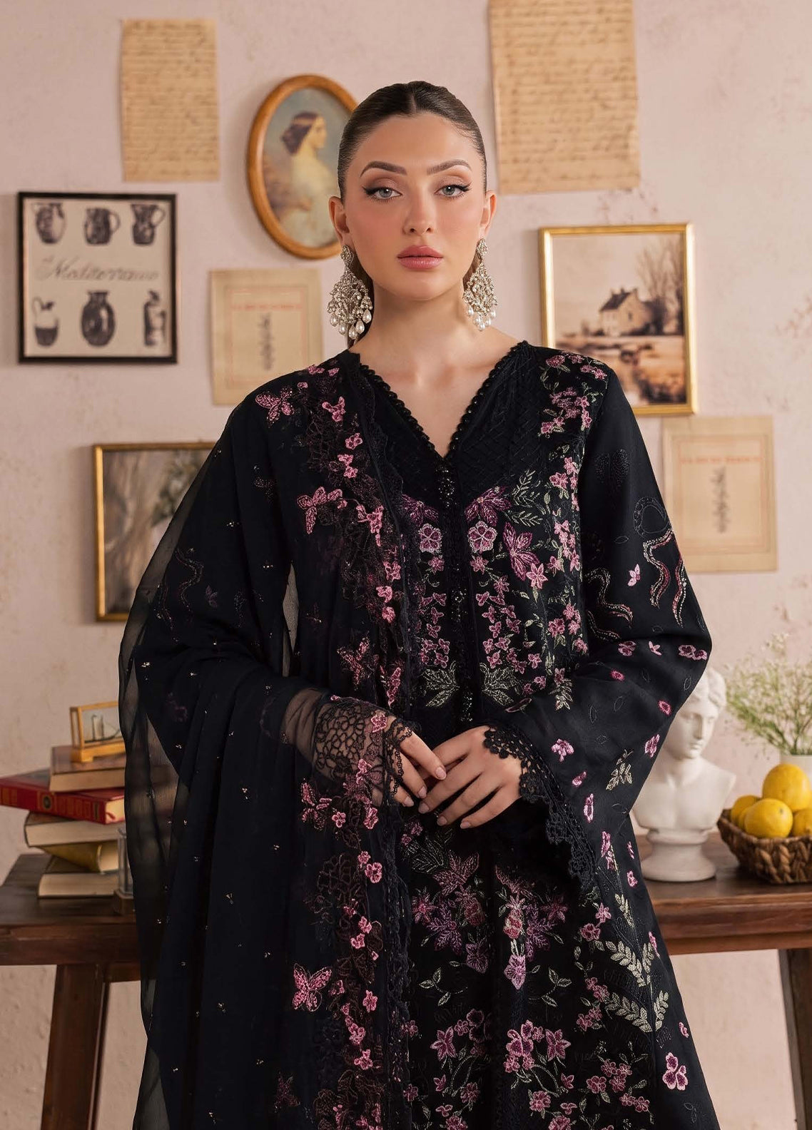 Nureh Exclusive Embroidered Karandi 3 Piece Unstitched Suit NU26EEK D-NEK-275 Nureh Exclusive Embroidered Karandi 3 Piece Unstitched Suit NU26EEK D-NEK-275