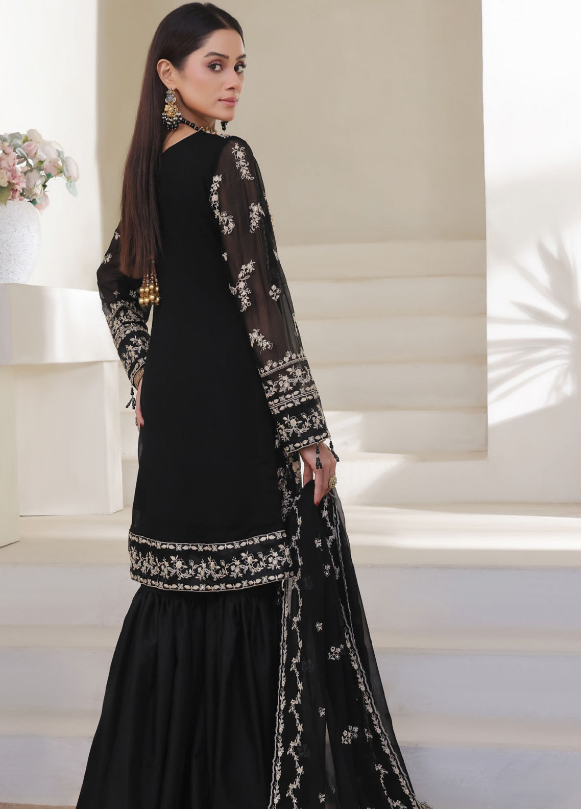Nurin by Soghat Creation Embroidered Chiffon Suits Unstitched 3 Piece - SC25NC 03 Nurin by Soghat Creation Embroidered Chiffon Suits Unstitched 3 Piece - SC25NC 03