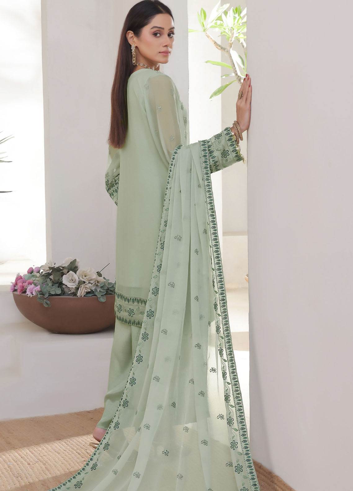 Nurin by Soghat Creation Embroidered Chiffon Suits Unstitched 3 Piece - SC25NC 04 Nurin by Soghat Creation Embroidered Chiffon Suits Unstitched 3 Piece - SC25NC 04