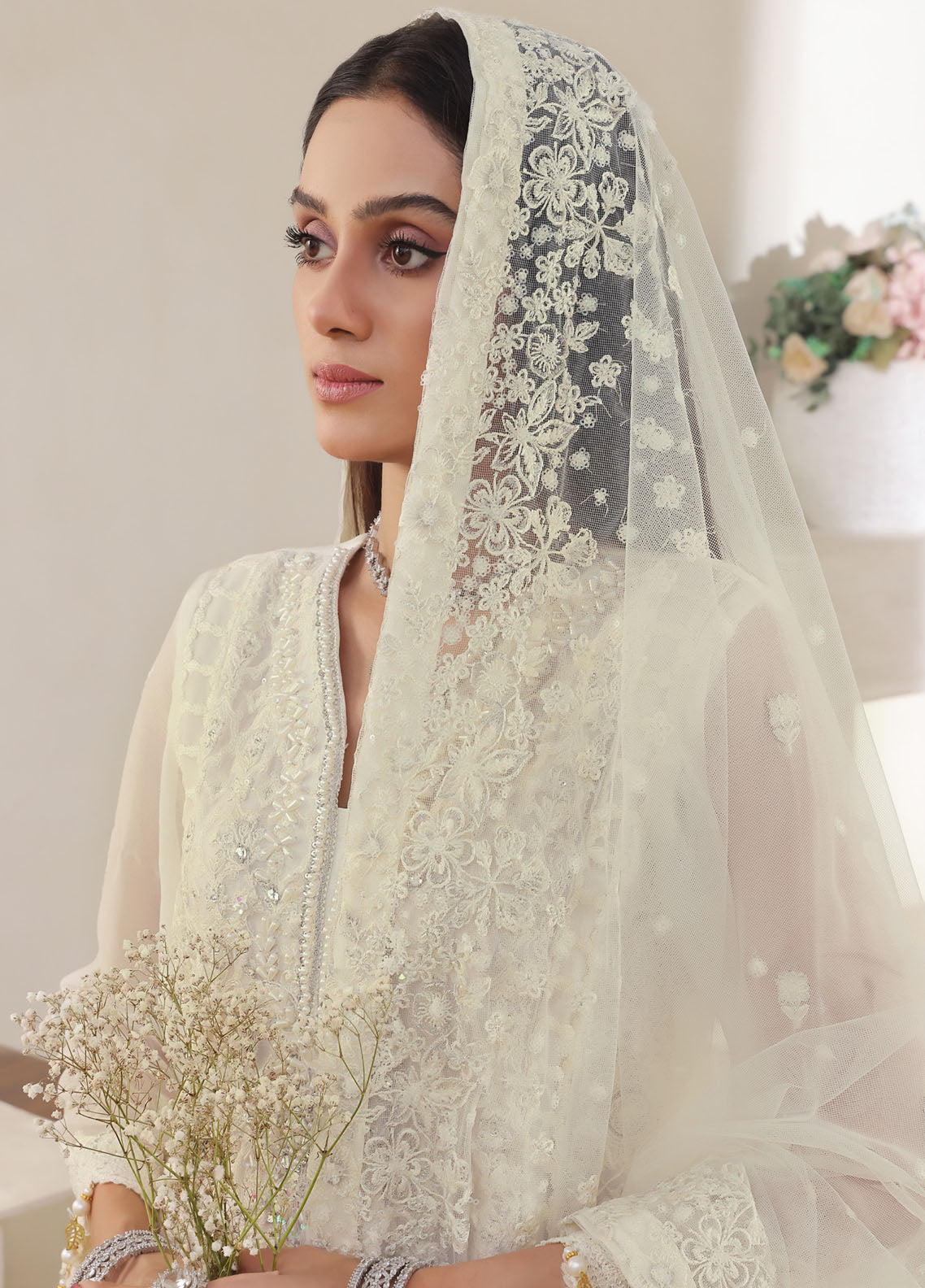 Nurin by Soghat Creation Embroidered Chiffon Suits Unstitched 3 Piece - SC25NC 06 Nurin by Soghat Creation Embroidered Chiffon Suits Unstitched 3 Piece - SC25NC 06