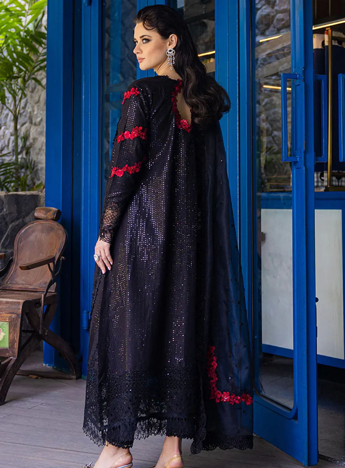Orient Express By Mushq Embroidered Lawn Suits Unstitched 3 Piece - MQ24OE 04 EXOTICA Orient Express By Mushq Embroidered Lawn Suits Unstitched 3 Piece - MQ24OE 04 EXOTICA