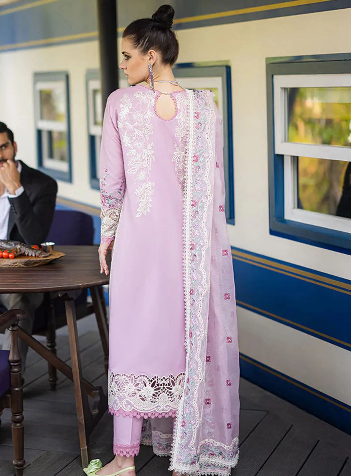 Orient Express By Mushq Embroidered Lawn Suits Unstitched 3 Piece - MQ24OE 06 RAFFINE Orient Express By Mushq Embroidered Lawn Suits Unstitched 3 Piece - MQ24OE 06 RAFFINE