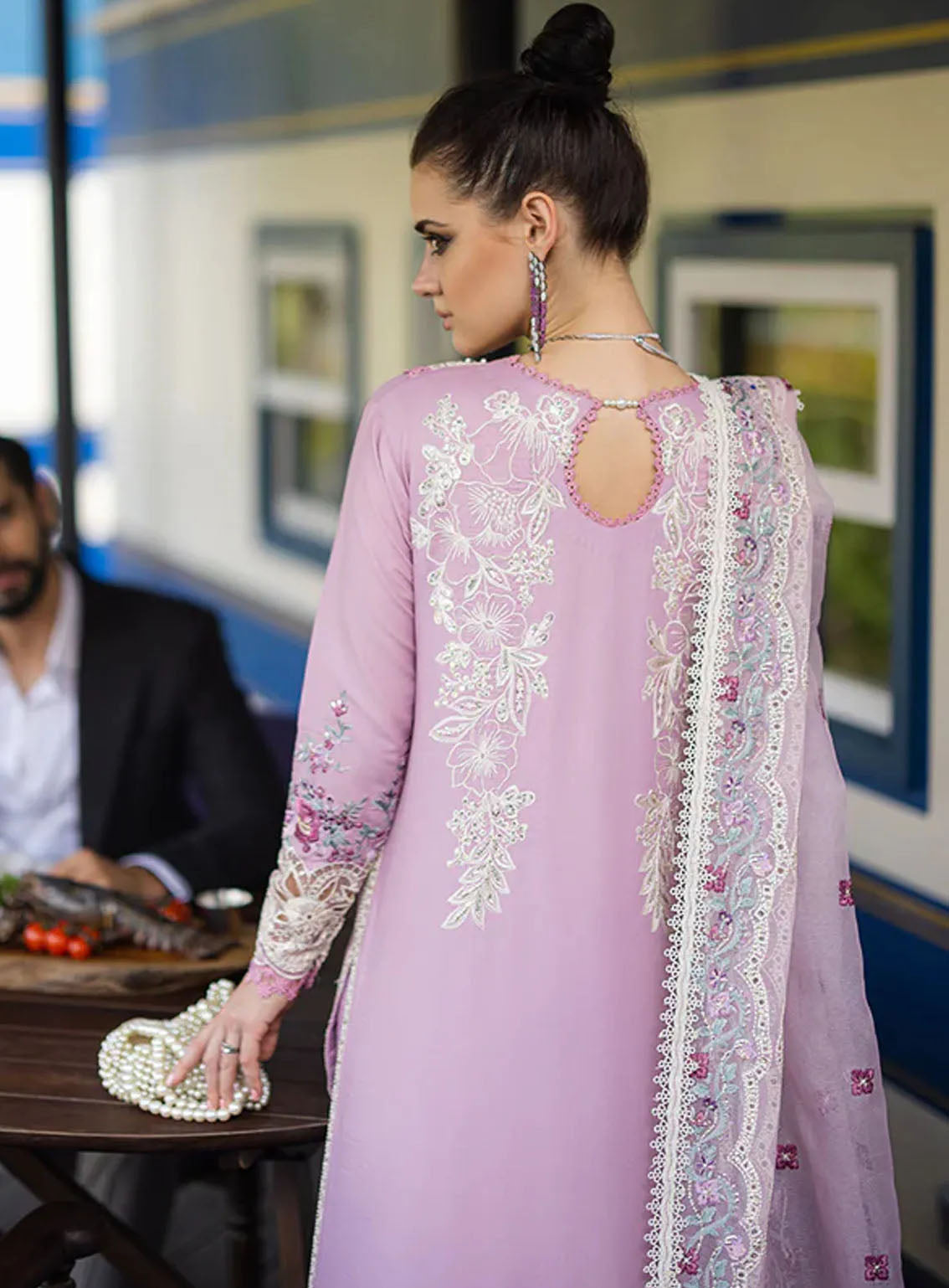 Orient Express By Mushq Embroidered Lawn Suits Unstitched 3 Piece - MQ24OE 06 RAFFINE Orient Express By Mushq Embroidered Lawn Suits Unstitched 3 Piece - MQ24OE 06 RAFFINE