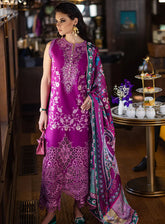 Orient Express By Mushq Embroidered Lawn Suits Unstitched 3 Piece - MQ24OE 09 ORIENTELLA