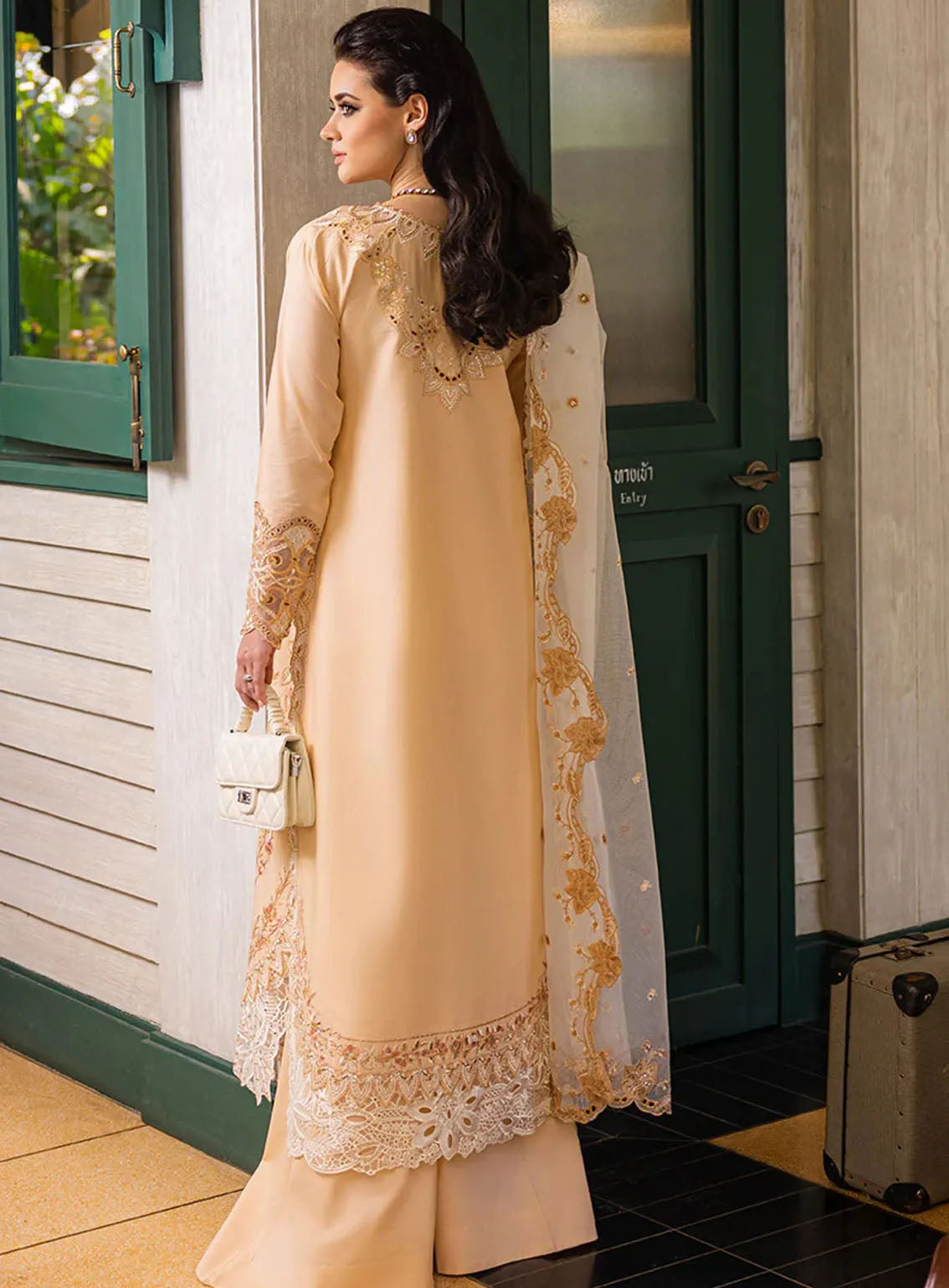 Orient Express By Mushq Embroidered Lawn Suits Unstitched 3 Piece - MQ24OE 10 ODYSSEY Orient Express By Mushq Embroidered Lawn Suits Unstitched 3 Piece - MQ24OE 10 ODYSSEY