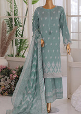 Oriental By HZ Textile Printkari Embroidered Lawn 3 Piece Unstitched Suit HZ26OPEV2 D-OPS-11