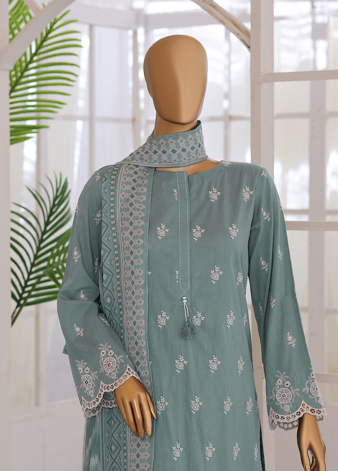 Oriental By HZ Textile Printkari Embroidered Lawn 3 Piece Unstitched Suit HZ26OPEV2 D-OPS-11 Oriental By HZ Textile Printkari Embroidered Lawn 3 Piece Unstitched Suit HZ26OPEV2 D-OPS-11