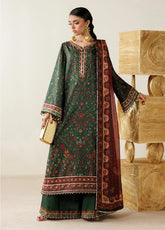 Orlina By Jazmin Handwork Embroidered Raw Silk 3 Piece Unstitched Suit JZ26ORSE D-OR-01