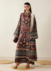 Orlina By Jazmin Handwork Embroidered Raw Silk 3 Piece Unstitched Suit JZ26ORSE D-OR-03