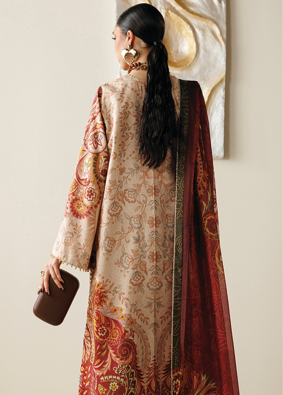 Orlina By Jazmin Handwork Embroidered Raw Silk 3 Piece Unstitched Suit JZ26ORSE D-OR-08 Orlina By Jazmin Handwork Embroidered Raw Silk 3 Piece Unstitched Suit JZ26ORSE D-OR-08