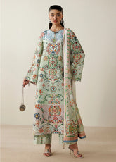 Orlina By Jazmin Handwork Embroidered Raw Silk 3 Piece Unstitched Suit JZ26ORSE D-OR-10