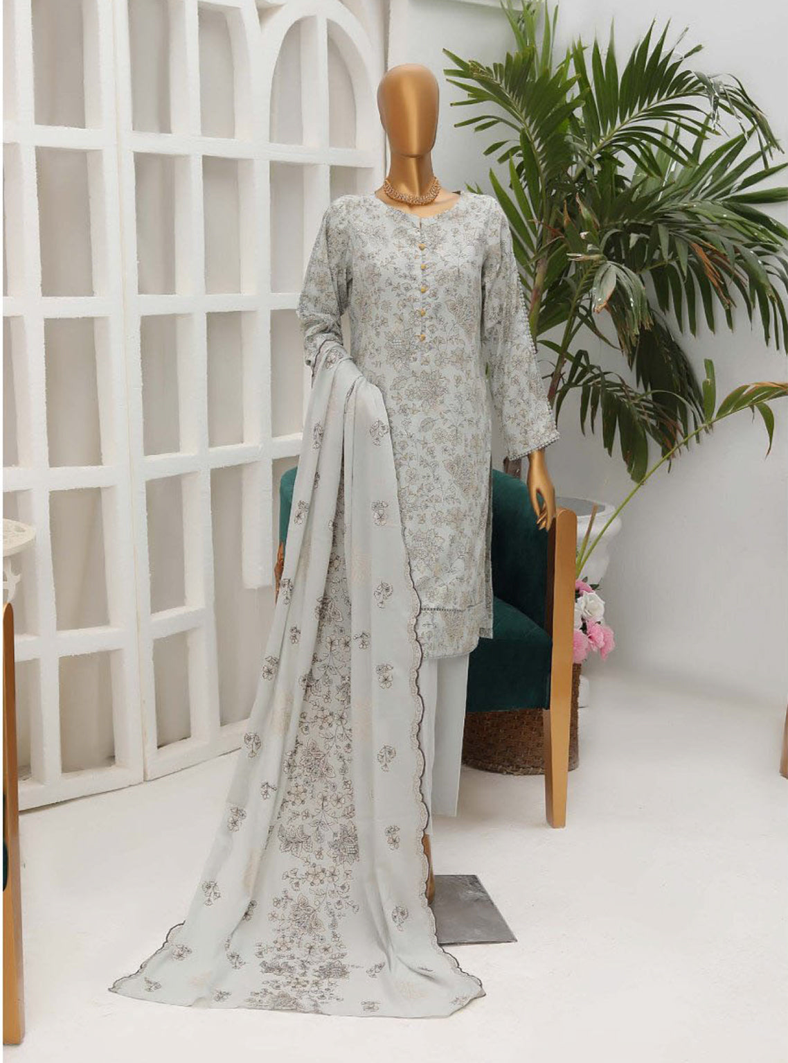 D#48 HZ Premium Dhagakari Lawn Thread Emb Dupatta Collection 923 D#48 HZ Premium Dhagakari Lawn Thread Emb Dupatta Collection 923