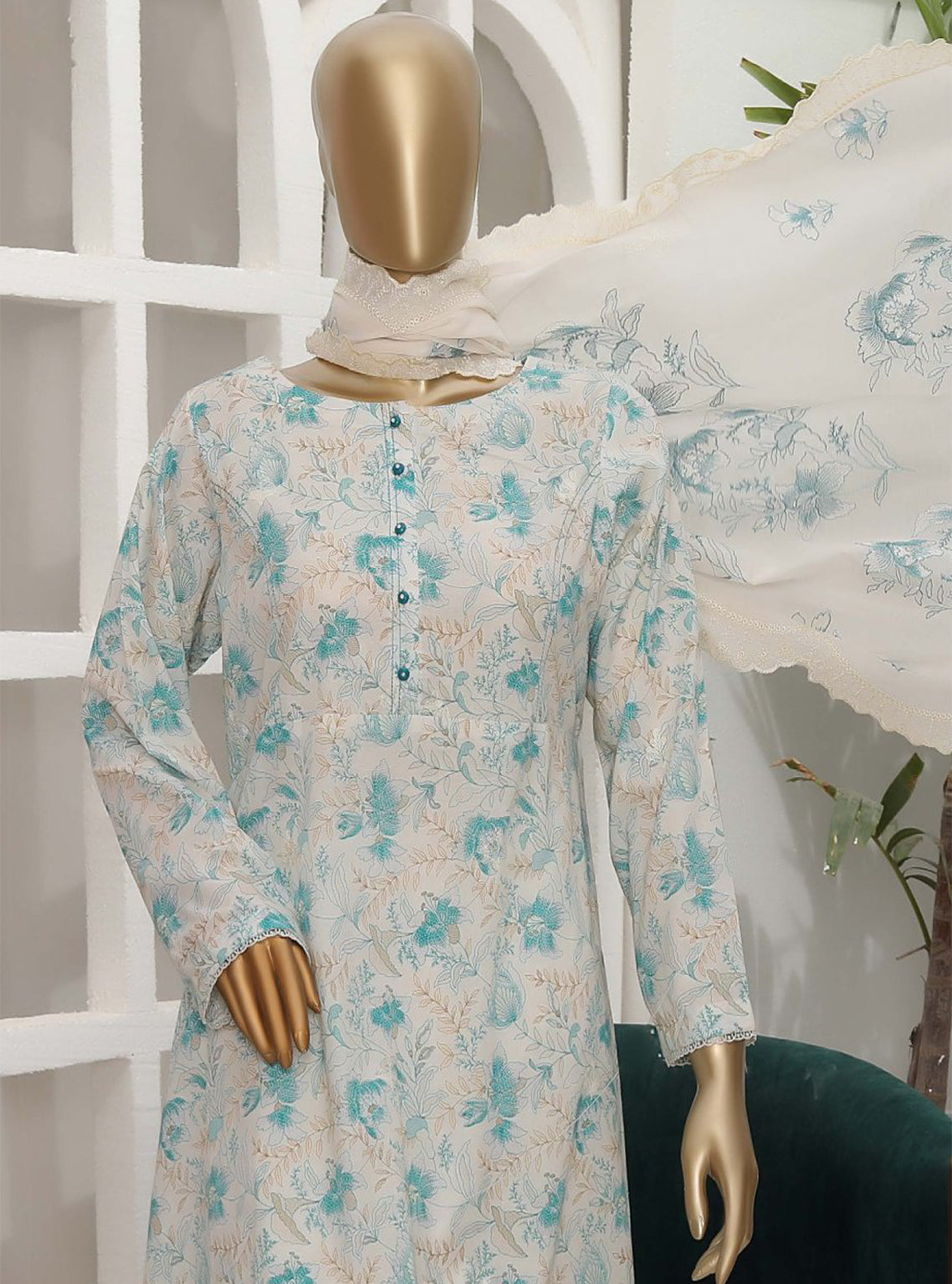 D#48 HZ Premium Dhagakari Lawn Thread Emb Dupatta Collection 923 D#48 HZ Premium Dhagakari Lawn Thread Emb Dupatta Collection 923