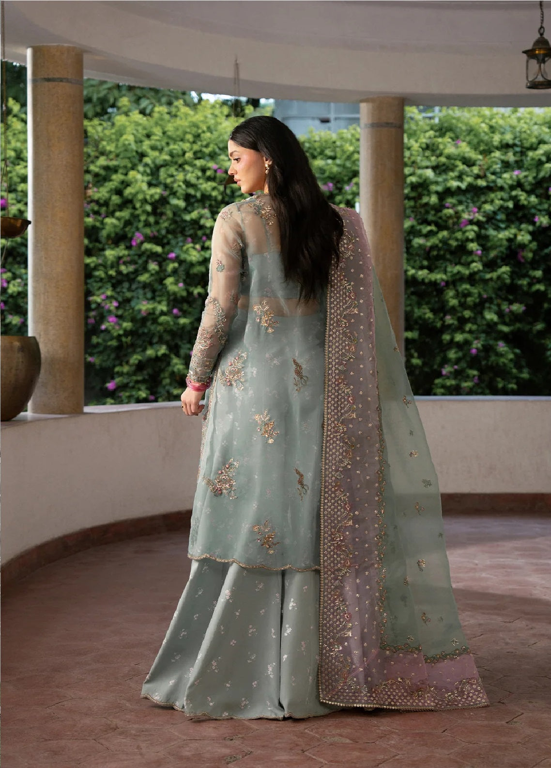 Pehli Nazar By Ayzel Festive Embroidered Organza 3 Piece Unstitched Suit AZL26PNF D-AYZ-0168 GULSHAN Pehli Nazar By Ayzel Festive Embroidered Organza 3 Piece Unstitched Suit AZL26PNF D-AYZ-0168 GULSHAN