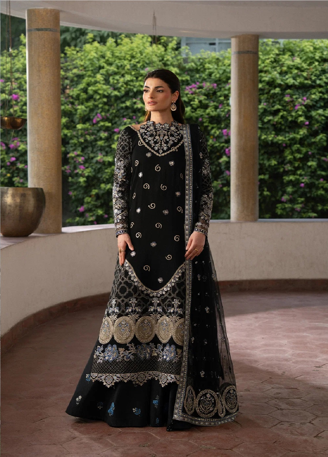 Pehli Nazar By Ayzel Festive Embroidered Raw Silk 3 Piece Unstitched Suit AZL26PNF D-AYZ-0169 GULNAAR Pehli Nazar By Ayzel Festive Embroidered Raw Silk 3 Piece Unstitched Suit AZL26PNF D-AYZ-0169 GULNAAR