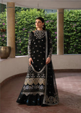 Pehli Nazar By Ayzel Festive Embroidered Raw Silk 3 Piece Unstitched Suit AZL26PNF D-AYZ-0169 GULNAAR