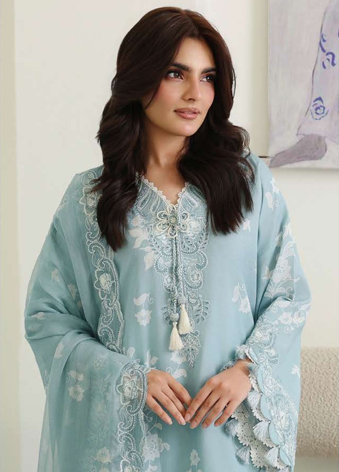 Petals In Print By Roheenaz Embroidered Lawn 3 Piece Unstitched Suit RNZ26PP D-05 AZURE BOTANICA Petals In Print By Roheenaz Embroidered Lawn 3 Piece Unstitched Suit RNZ26PP D-05 AZURE BOTANICA