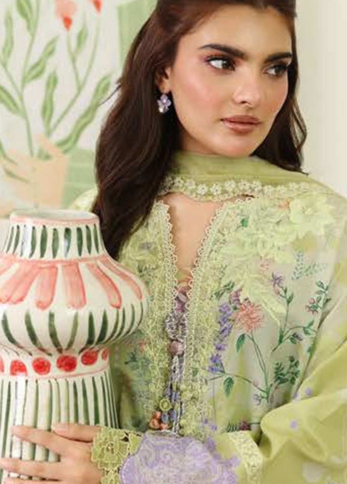 Petals In Print By Roheenaz Embroidered Lawn 3 Piece Unstitched Suit RNZ26PP D-07 SAGE BOTANICA Petals In Print By Roheenaz Embroidered Lawn 3 Piece Unstitched Suit RNZ26PP D-07 SAGE BOTANICA