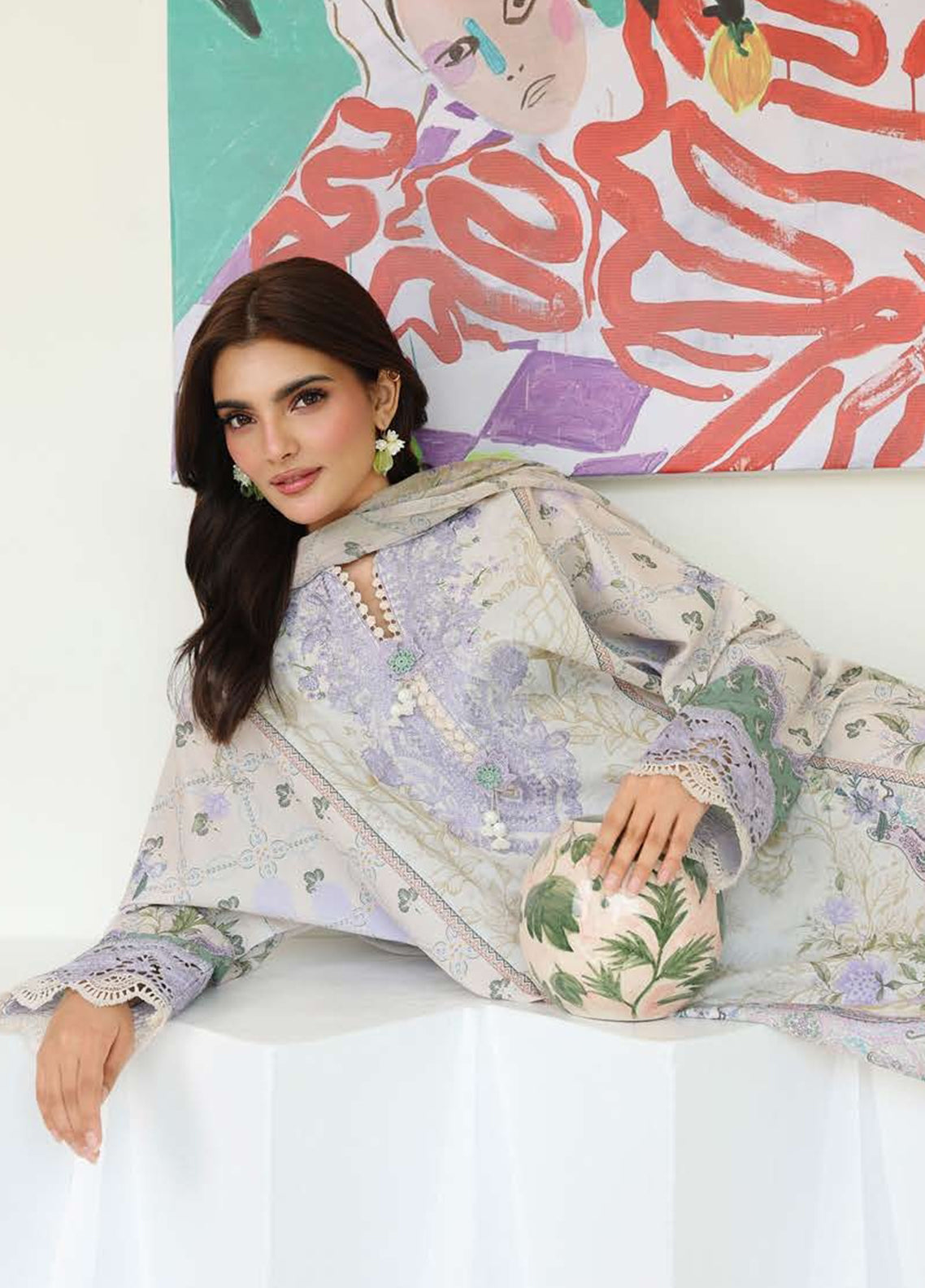 Petals In Print By Roheenaz Embroidered Lawn 3 Piece Unstitched Suit RNZ26PP D-08 WHITE CAMELLIA Petals In Print By Roheenaz Embroidered Lawn 3 Piece Unstitched Suit RNZ26PP D-08 WHITE CAMELLIA