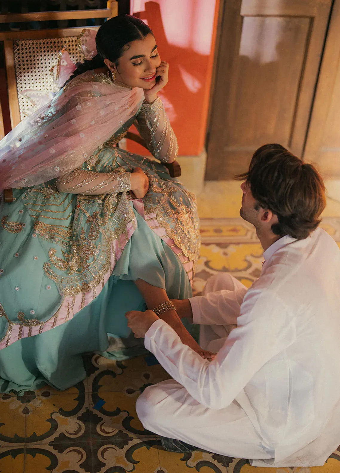 Pheli Si Muhabbat by Roheenaz Embroidered Net Suits Unstitched 3 Piece - RNZ24PSM 02 AARZO Pheli Si Muhabbat by Roheenaz Embroidered Net Suits Unstitched 3 Piece - RNZ24PSM 02 AARZO