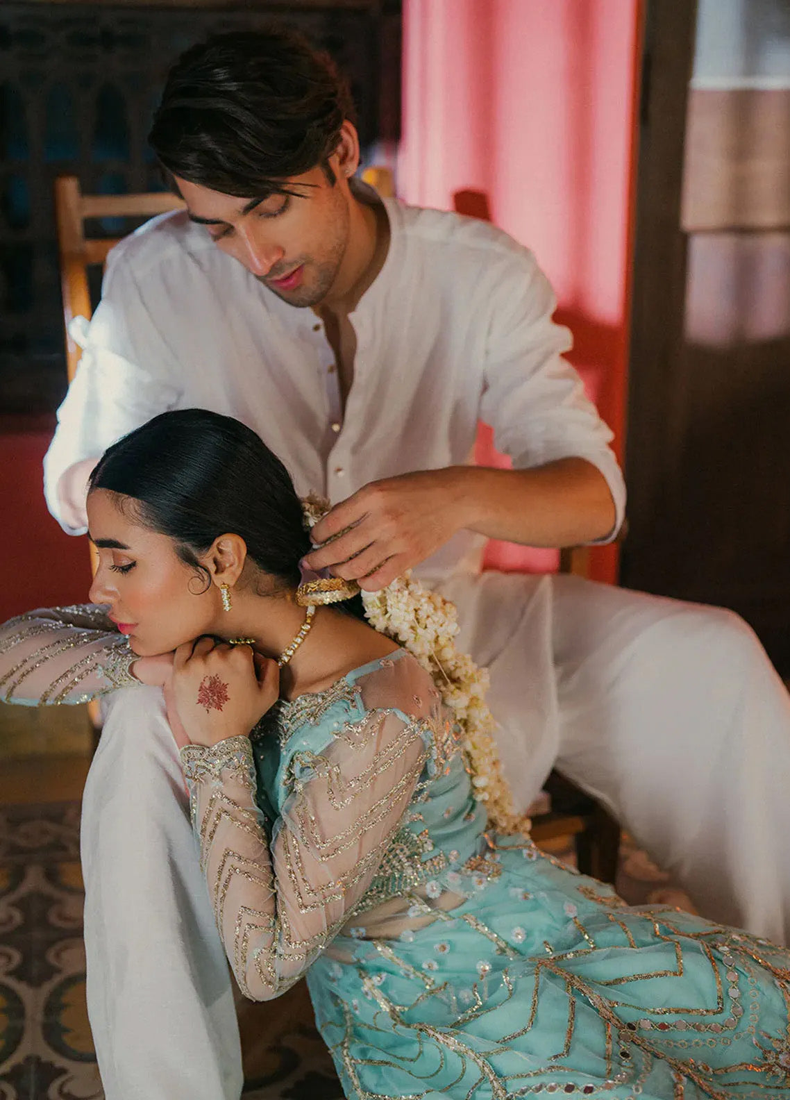 Pheli Si Muhabbat by Roheenaz Embroidered Net Suits Unstitched 3 Piece - RNZ24PSM 02 AARZO Pheli Si Muhabbat by Roheenaz Embroidered Net Suits Unstitched 3 Piece - RNZ24PSM 02 AARZO