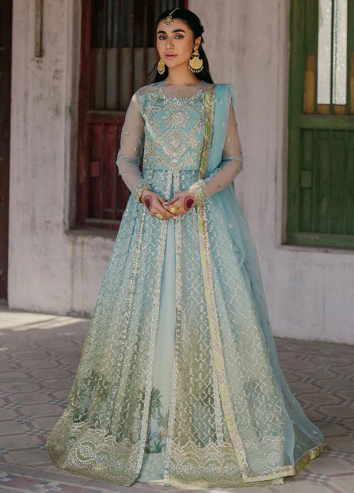 Pheli Si Muhabbat by Roheenaz Embroidered Net Suits Unstitched 3 Piece - RNZ24PSM 04 SABA Pheli Si Muhabbat by Roheenaz Embroidered Net Suits Unstitched 3 Piece - RNZ24PSM 04 SABA